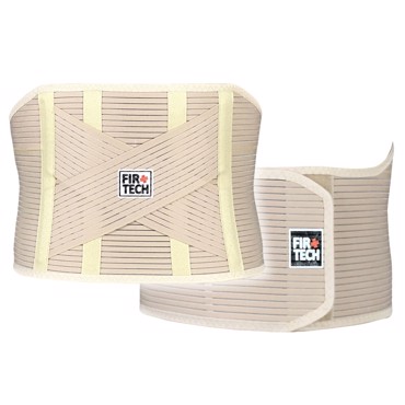 FIRTECH ΕΛΑΣΤΙΚΗ ΟΡΘΟΠΕΔΙΚΗ ΑΕΡΙΖΟΜΕΝΗ ΖΩΝΗ ΟΣΦΥΟΣ LUMBOSTAT 4 μπανέλες και ενίσχυση τύπου Χ REF: 95042 Beige